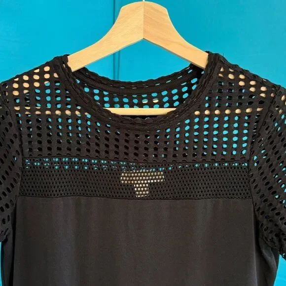 Michael Kors Women's Eyelet Cutout Dress Black Size S - Picture 9 of 15